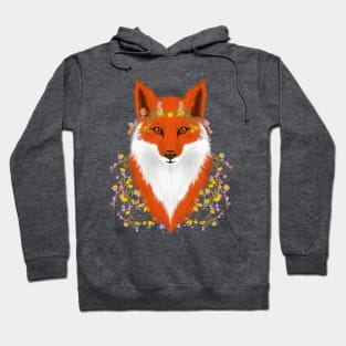 The fox even more flowery Hoodie